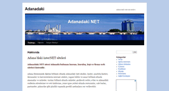 Desktop Screenshot of adanadaki.net
